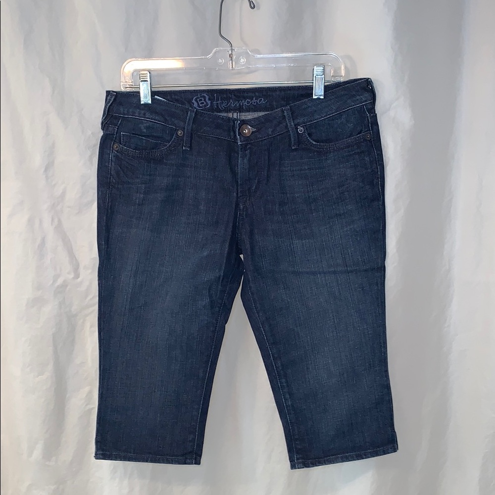 LN 9 Hermosa Bullhead Blue Cropped Ankle Jeans with Classic Denim Wash